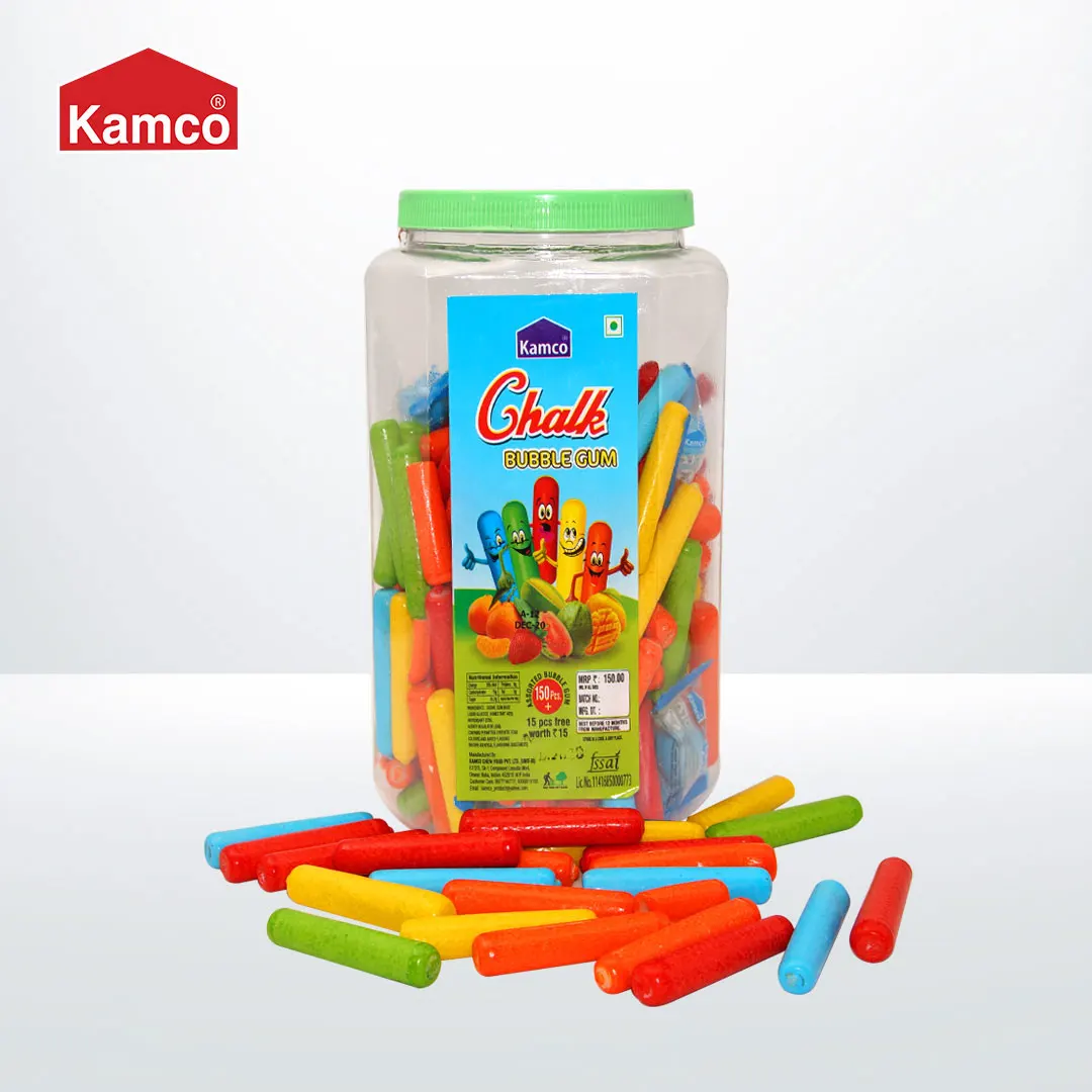 High Quality Chalk Bubble Gum Kamco Assorted Chalk Bubble Gum and Export Quality Assorted Chalk Bubble Gum