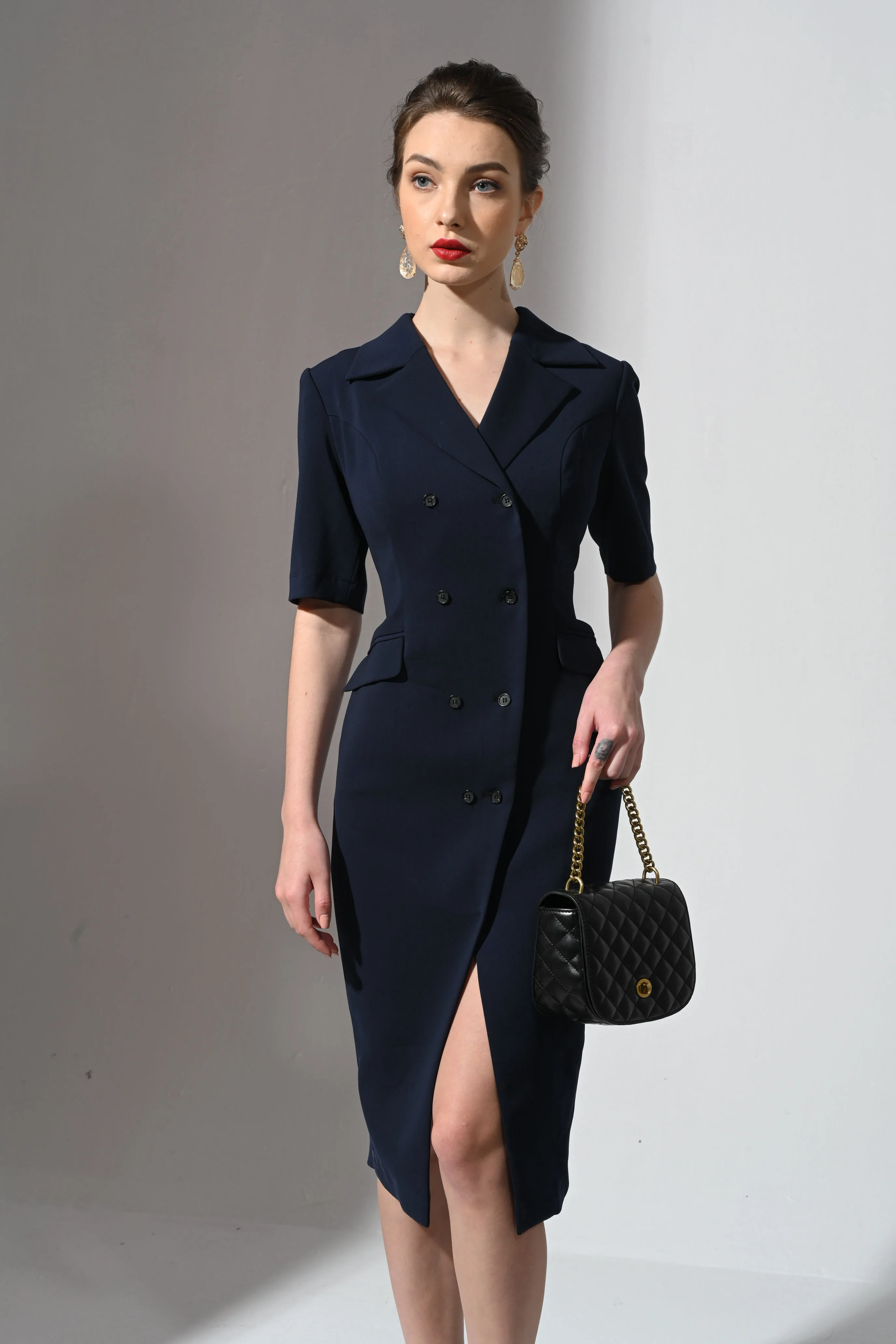 Best Selling Wholesale  clothing dresses elegant pencil office ladies dresses