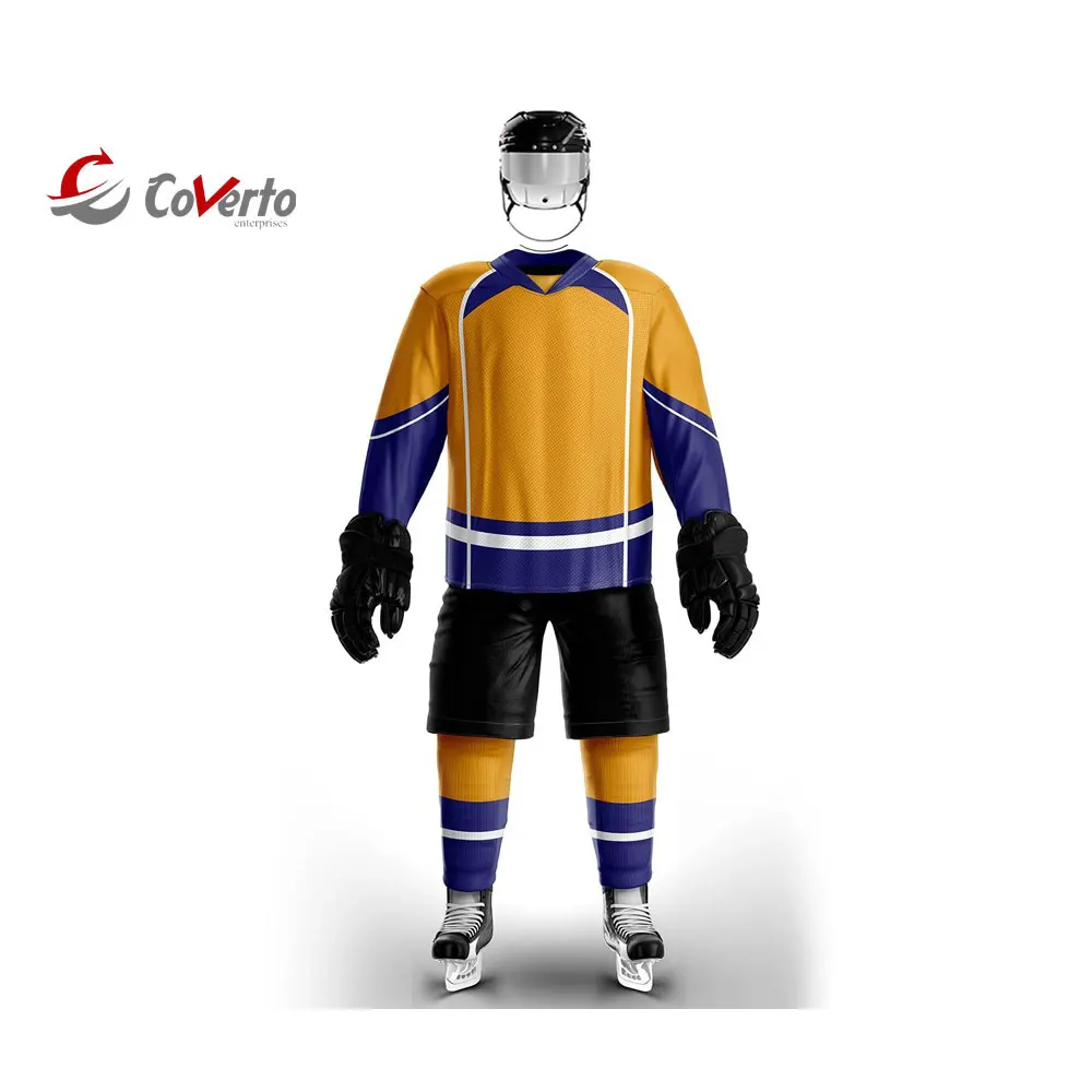  Мужская спортивная одежда для хоккея на поле комплект одежды международной команды униформа с шайбой Джерси