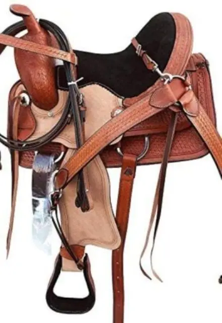  Star International комфортное кожаное седло для лошадей в западном стиле