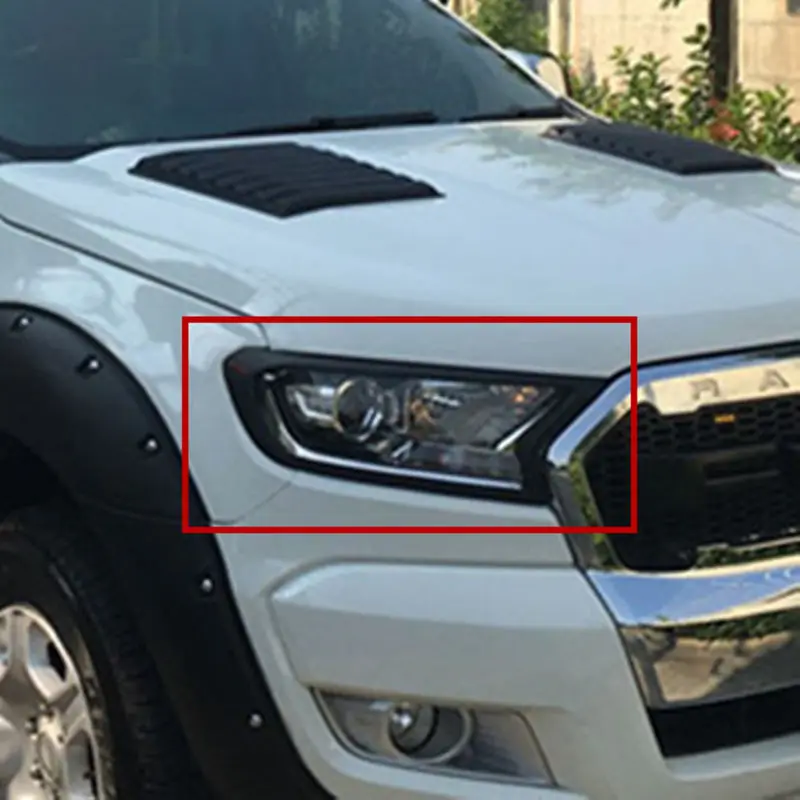 Аксессуары для украшения автомобиля крышка фары Ford Ranger 2015-2019 запчасти пикапа