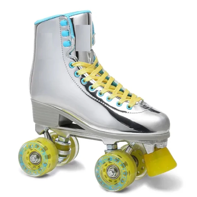 Quad roller skates with PU wheels