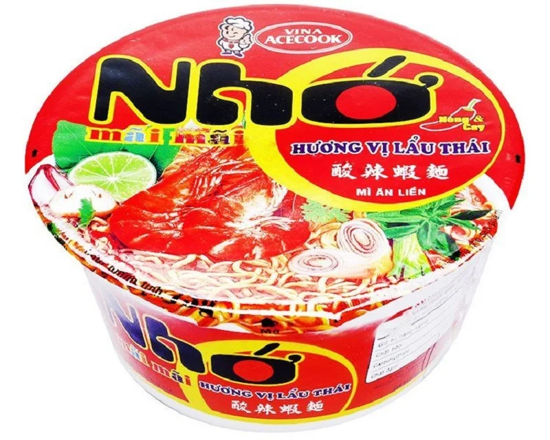 
Delicious Instant Noodles Remember Forever Thai Hot Pot 75g Instant Noodles Bowl Supplier self heating Noodles 