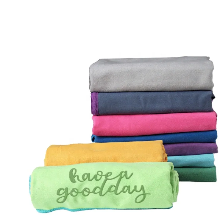 Вафельное полотенце для фитнеса и йоги с цифровым принтом