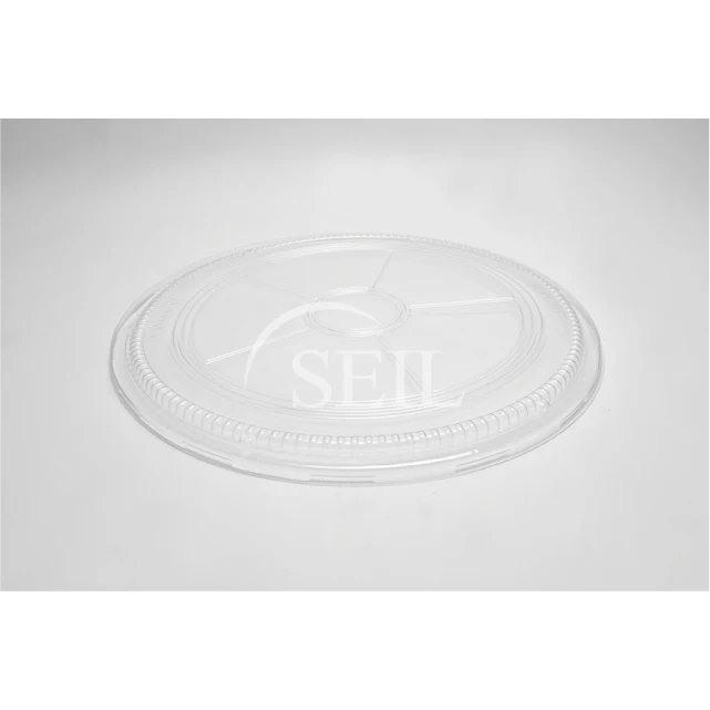 SL-PT800 Sushi Party Tray Take Away Plastic Container Disposable Round Sushi Serving Plates 5280ml