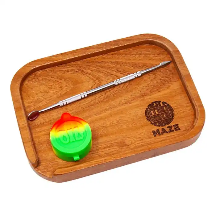 Large Size Wooden Rolling Tray With Custom Logo Made By India Art Collection