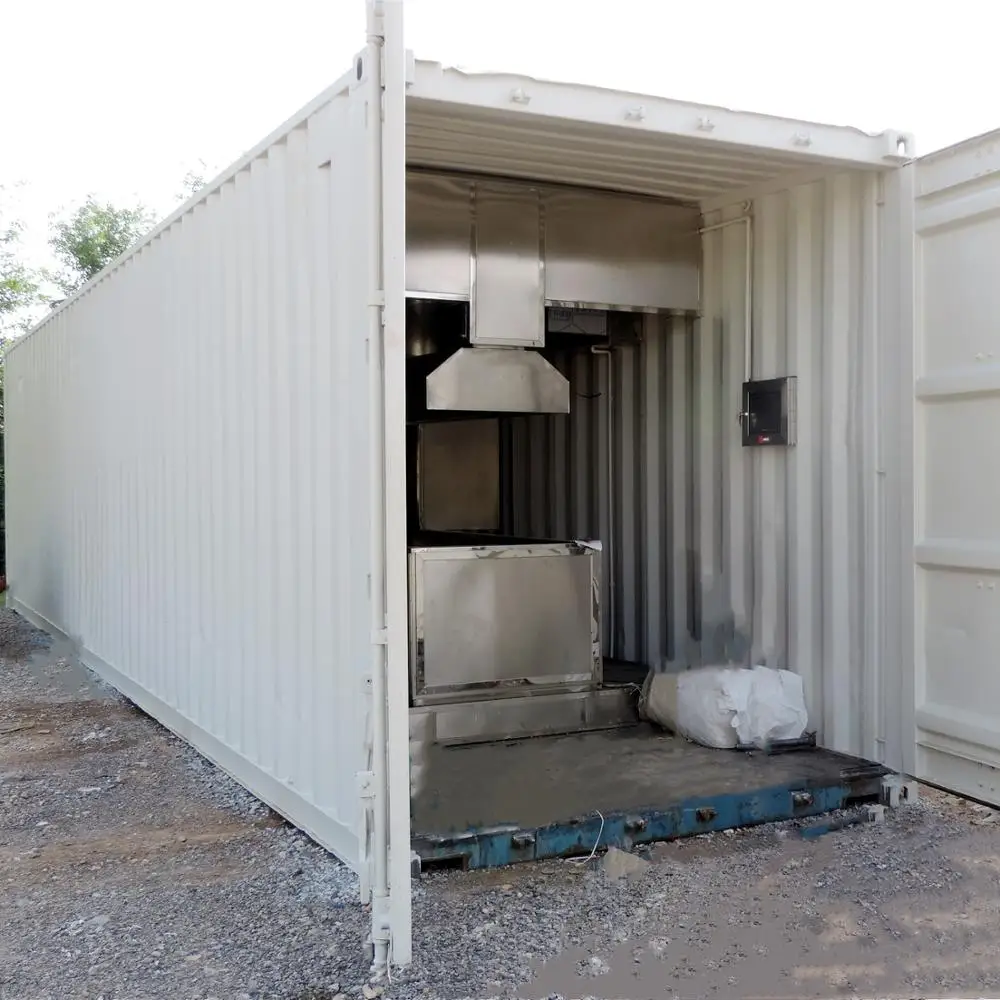 
 CE 30 минут, машина для кремации человеческого тела для крематорного использования, тип передвижной печи, Сертификат ISO 2021  