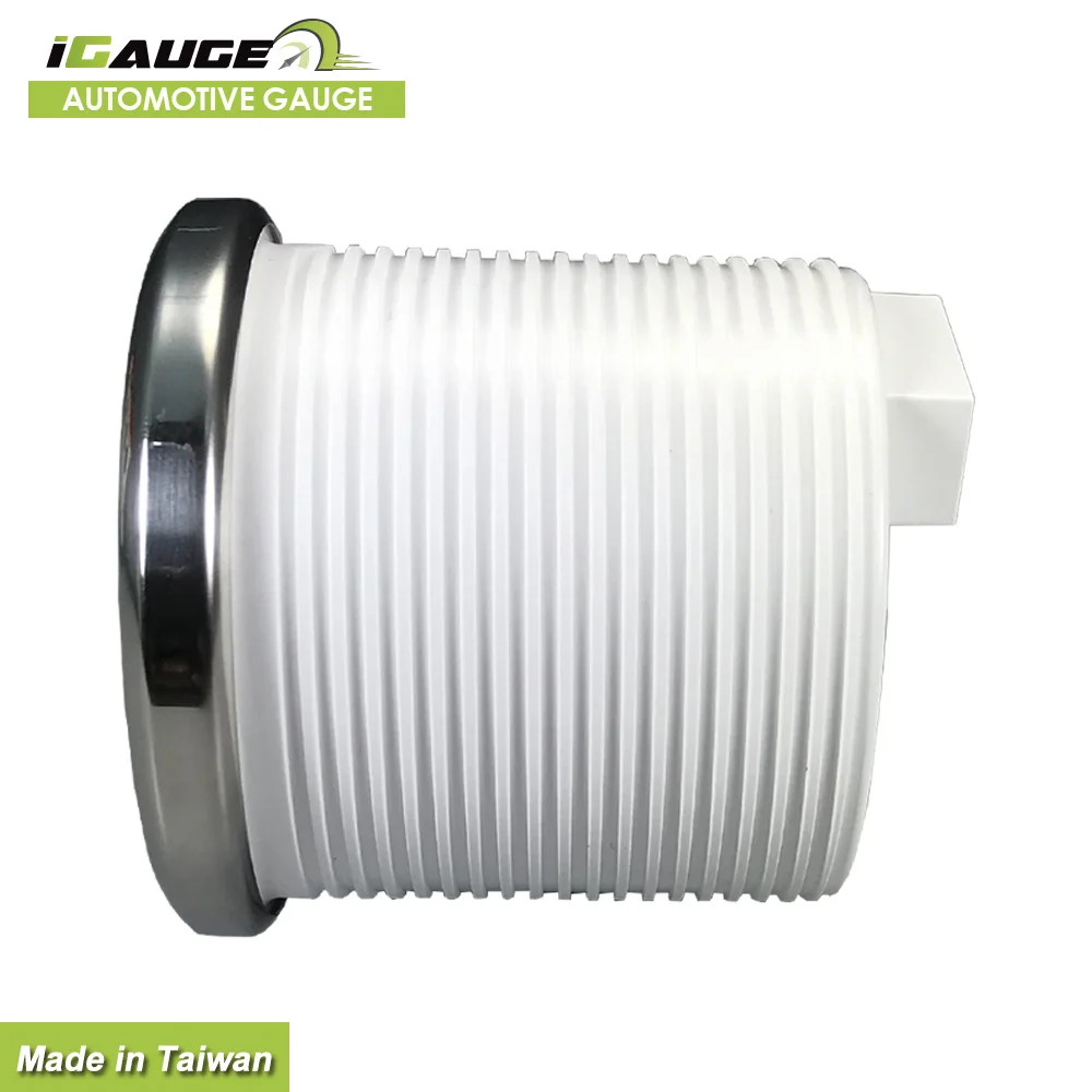 52mm digital black face blue LED waterproof rustproof oil pressure gauge for auto