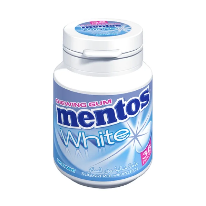  Жевательная резинка Bubblefresh - Mentos без белого сахара-40 шт. в ванну (упаковка из 6