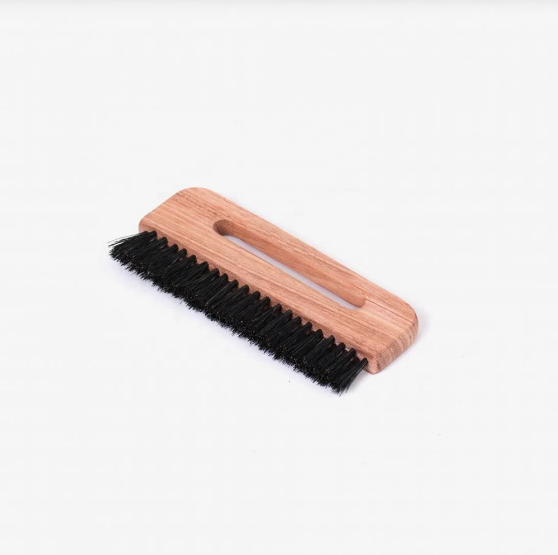 Newest Design Mini Wooden Pocket Clothing Brush  Hair Lint Brush Natural Bristle Horse Wool Clothes Brush