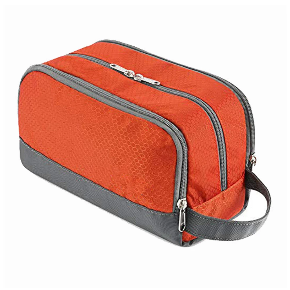 
Men Grooming Bag Shaving Kit Crazy Horse Leather Travel Bag 