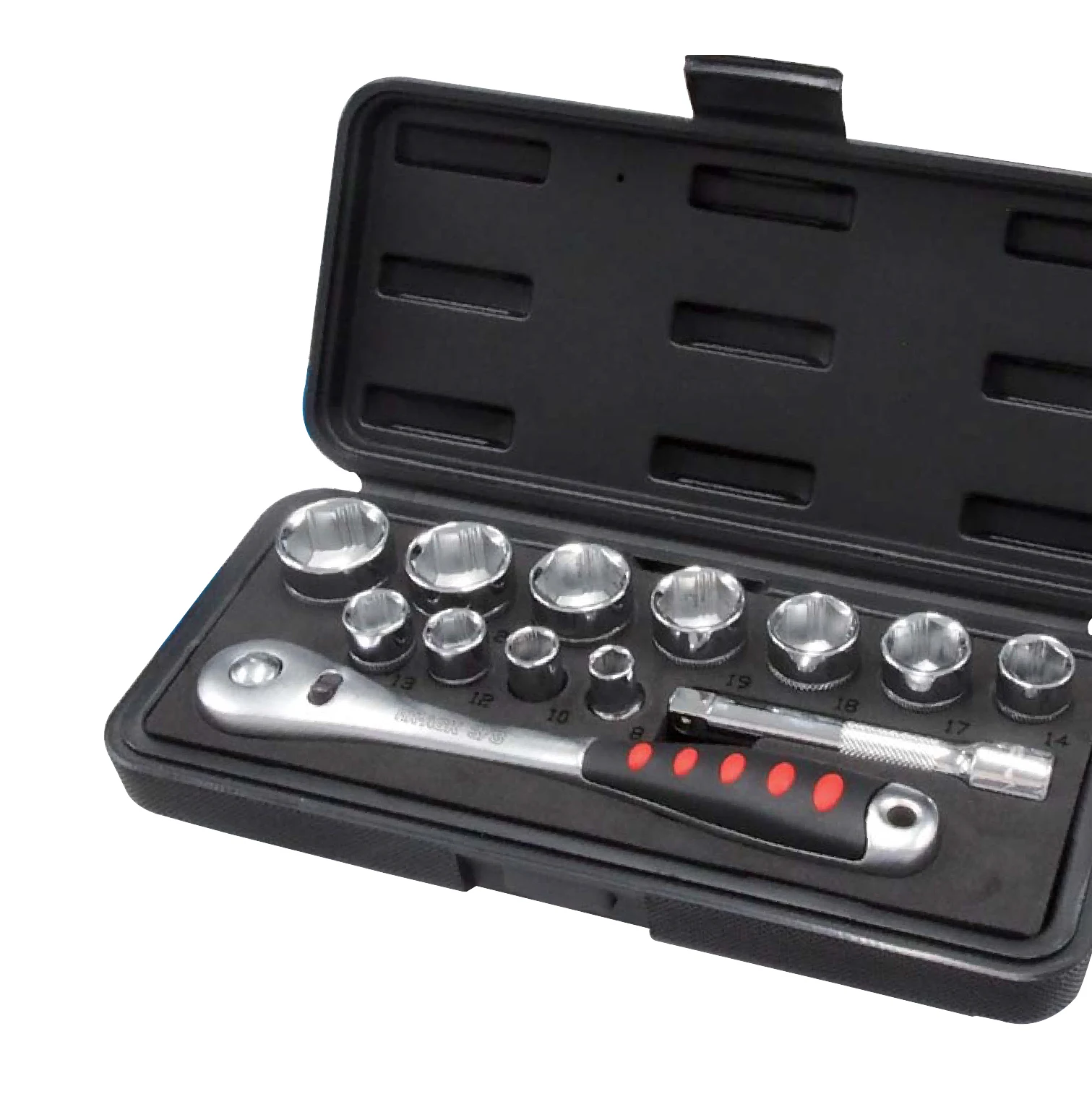 
Japan hot sale wrench tools 3/8 DR Hand socket set 11 pieces (with case) 