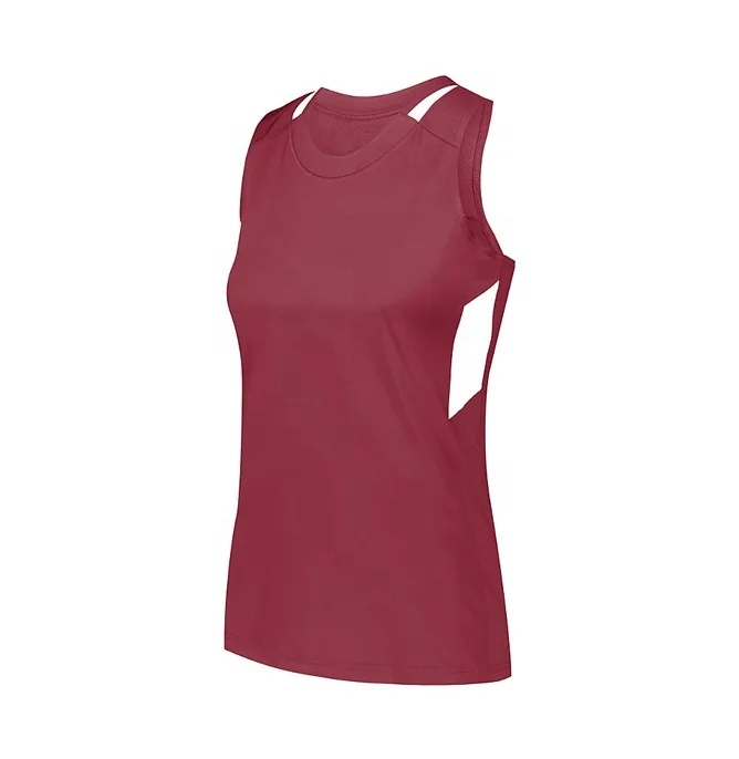 Custom made top quality professional tennis sleeve less jersey sportswear tennis clothes quality product