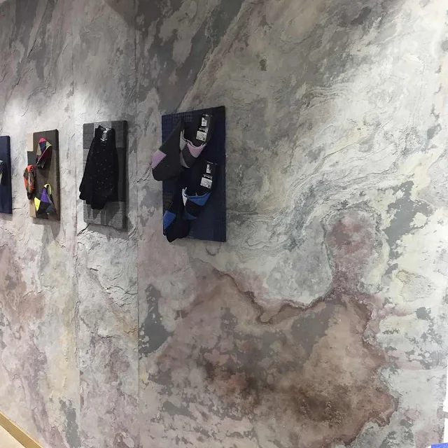 Best Price TAN BROWN Slate Stone Veneer 1-3mm Thickness Flexible Exterior Office Fireproof Interior Decoration Natural Veneer