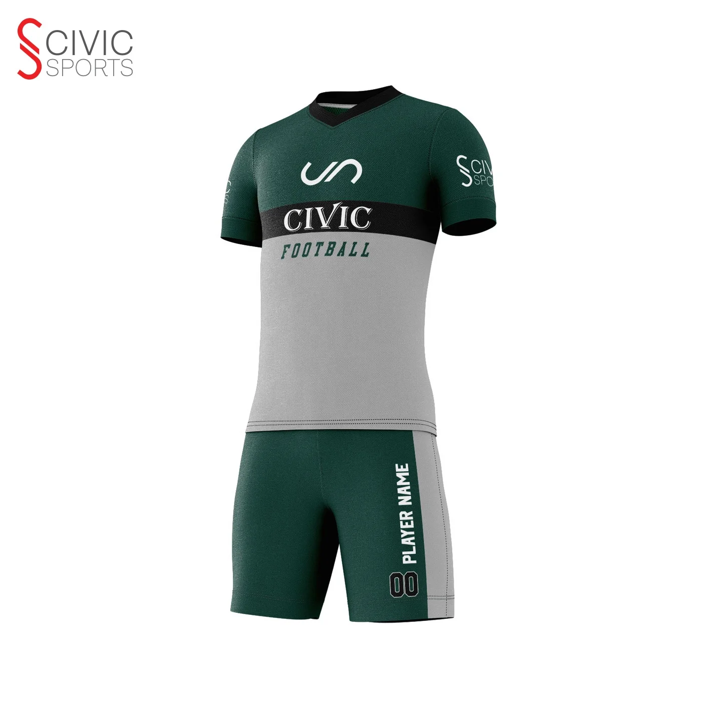 Men Goalkeeper Padded Jersey and Shorts Youth Soccer Goalie Shirts and Pants Adult half Sleeve Keeper Uniform Kit