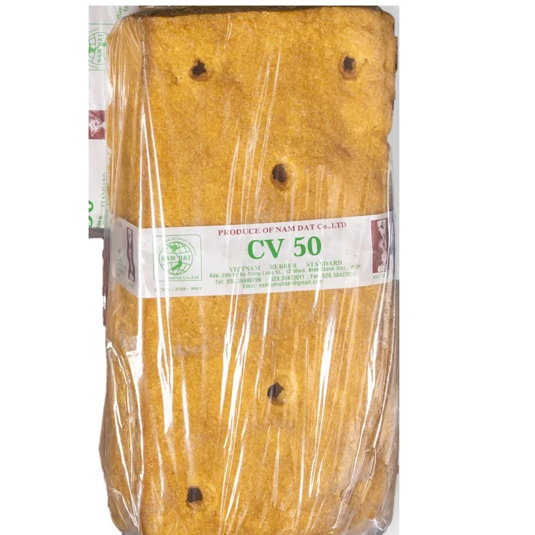  Vietnam manufacturer SVR CV 50 (TSR CV) natural Raw Material with yellow