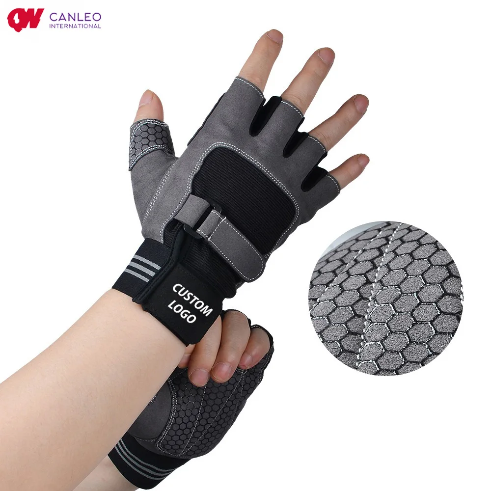 Workout Gloves Men Women Lightweight Breathable Gym Gloves Exercise for Fitness Training Weight Lifting Gloves Custom by Canleo