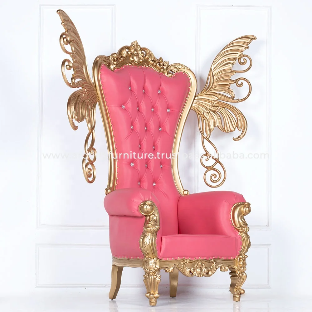 Best Selling Comfortable French Style Throne Chairs for Wedding Parties Banquets & Restaurants Hot Sale Upholstery Living Room