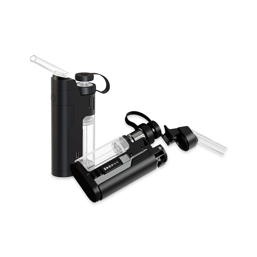 
Vaporizer Dry Herb preheating vape pen Vaporizer Portable Rig Glass with water pipe 3000 mah battery 