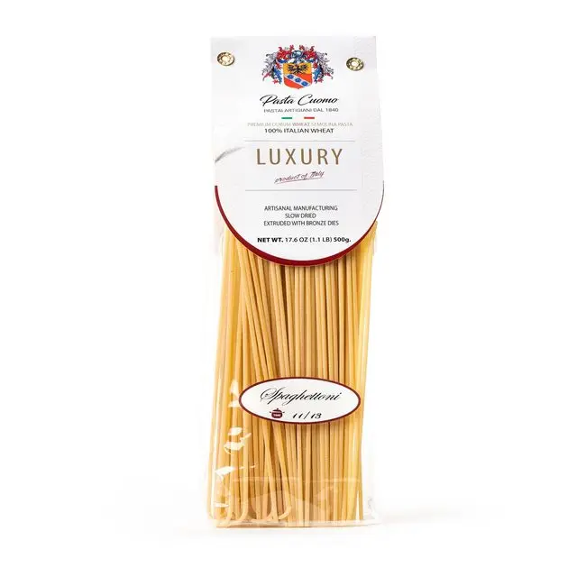 Spaghetti Spaghettoni Italian pasta - macaroni shape - Made in Italy 500g