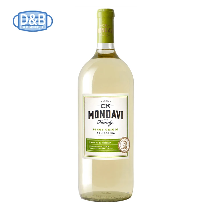 Лидер продаж, белое вино CK Mondavi Moscato(SC) для европейского рынка