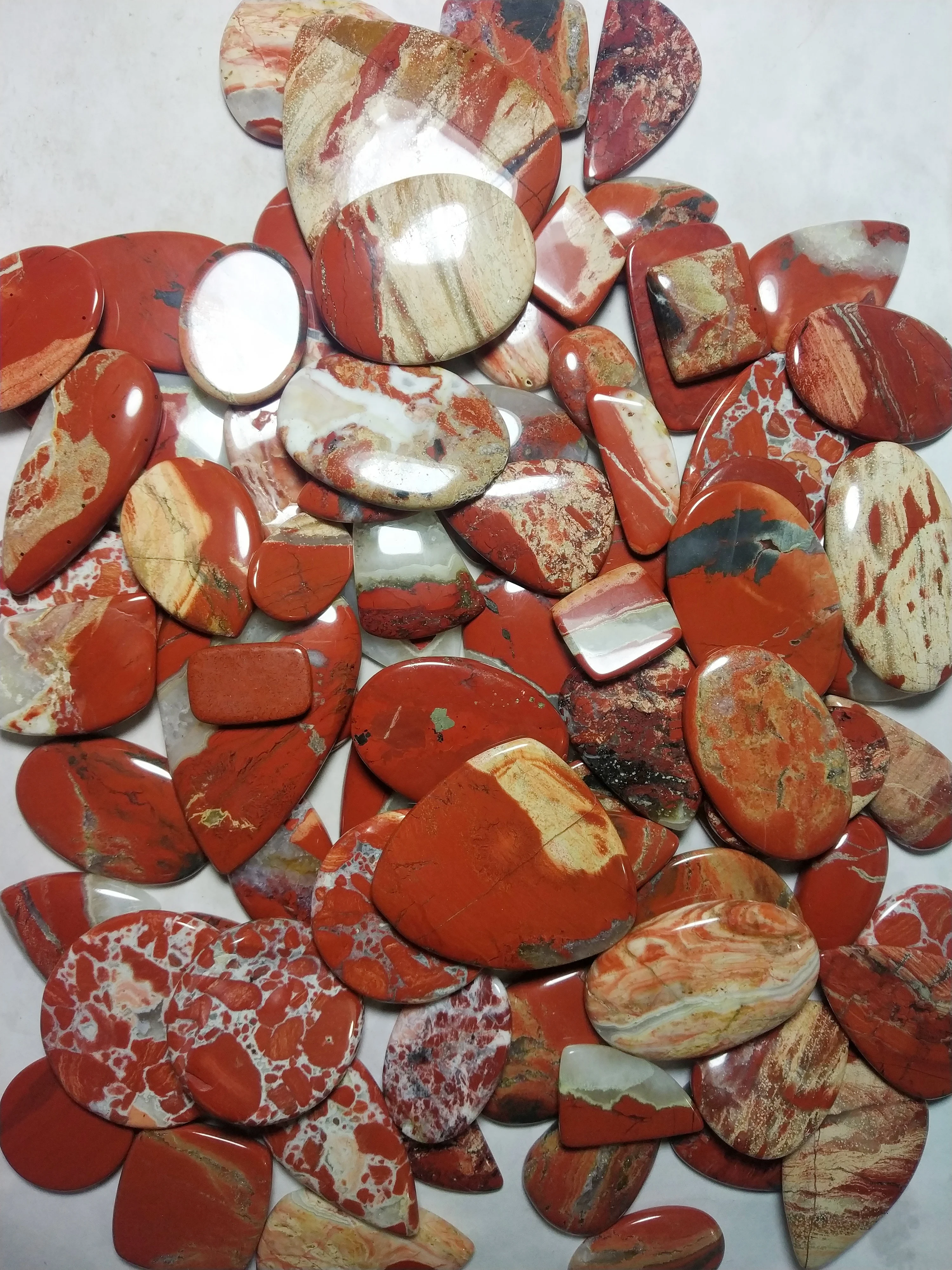 3A+ Quality 100% Natural Rainbow Jasper Free Size Loose Gemstone Healing Jewelry Cabochon Lot Free Size Loose Jewelry Gemstones