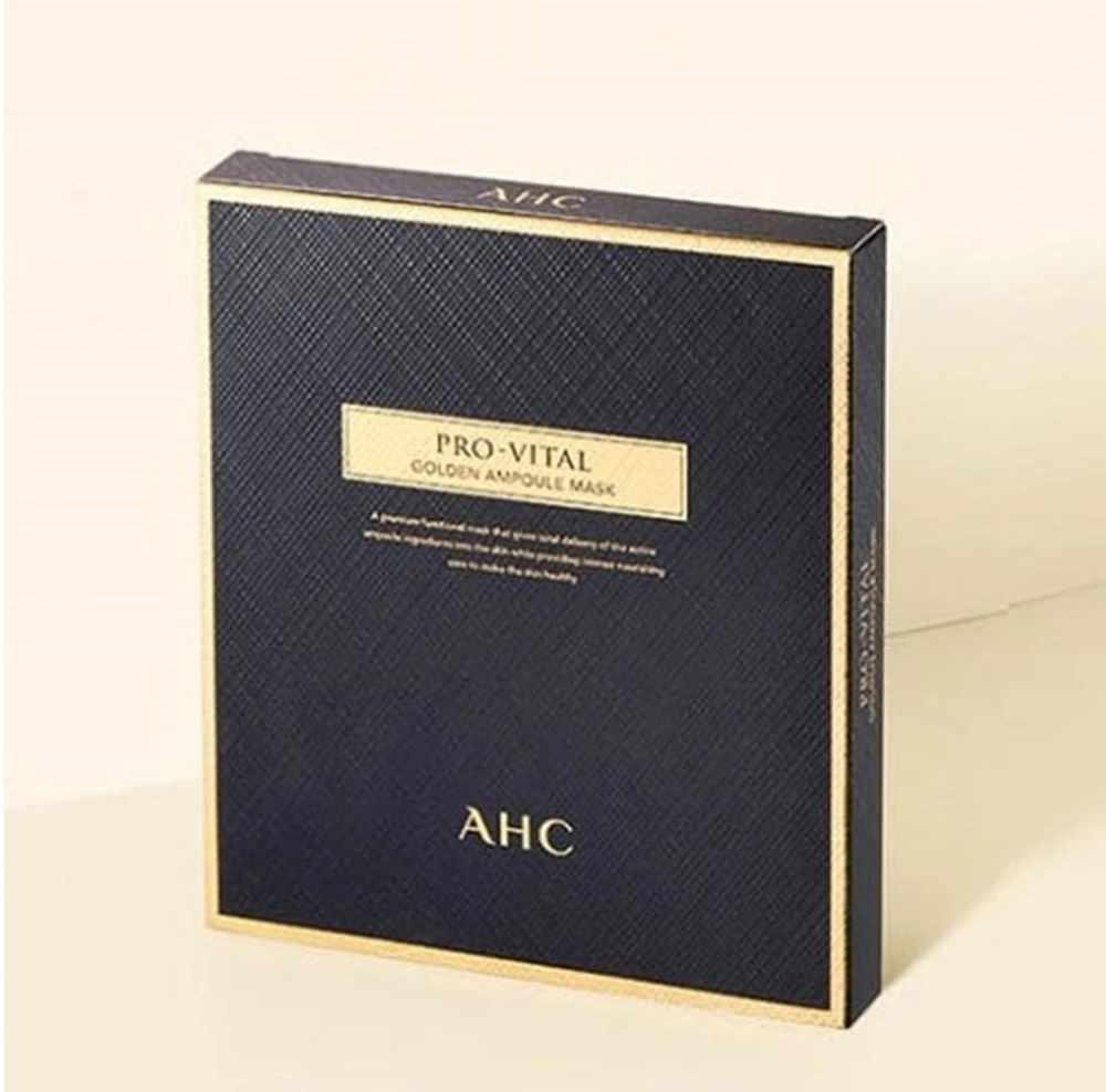 
Маска для лица AHC pro vital golden достаточная против морщин и осветления 