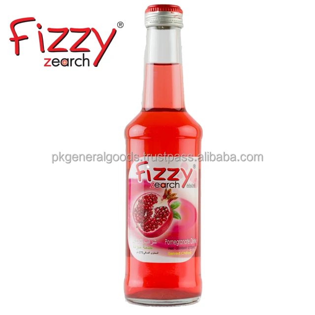 
Pomegranate Drink Juice Sparkling Glass bottle 275ml Fizzy Brand  (143495633)