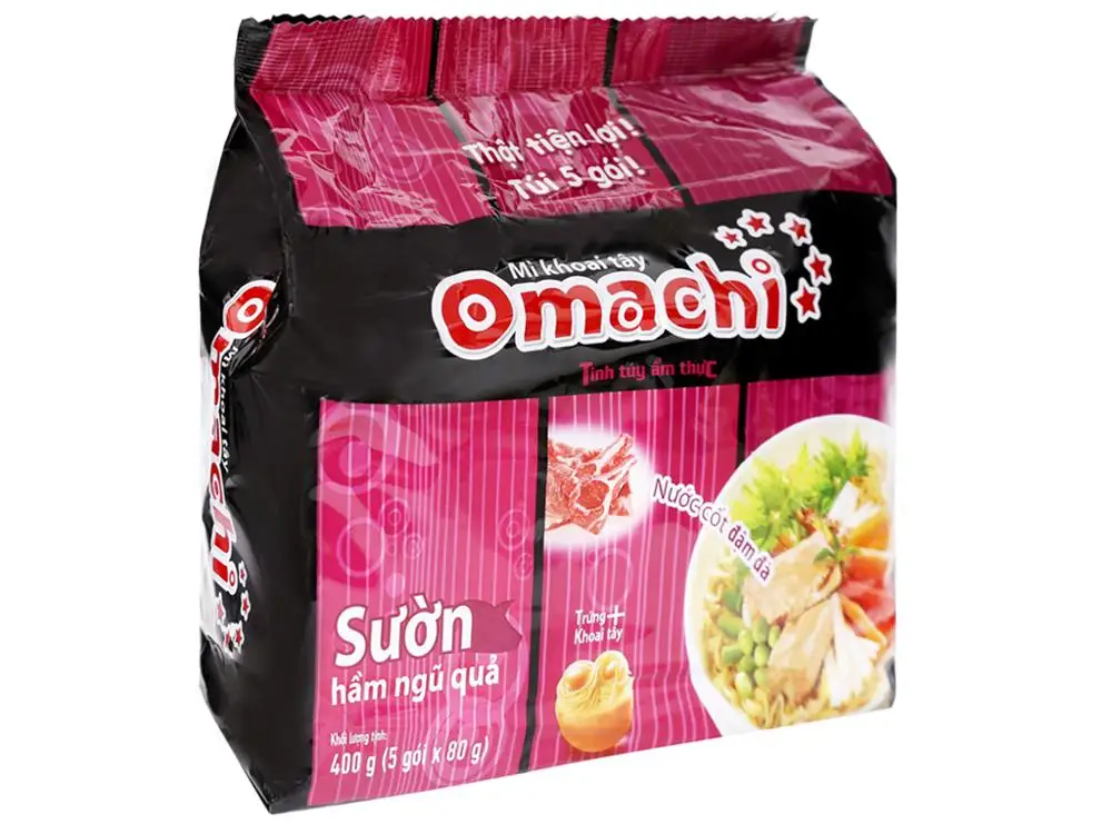  Omachi Рубчатая Картофельная лапша быстрого приготовления-80
