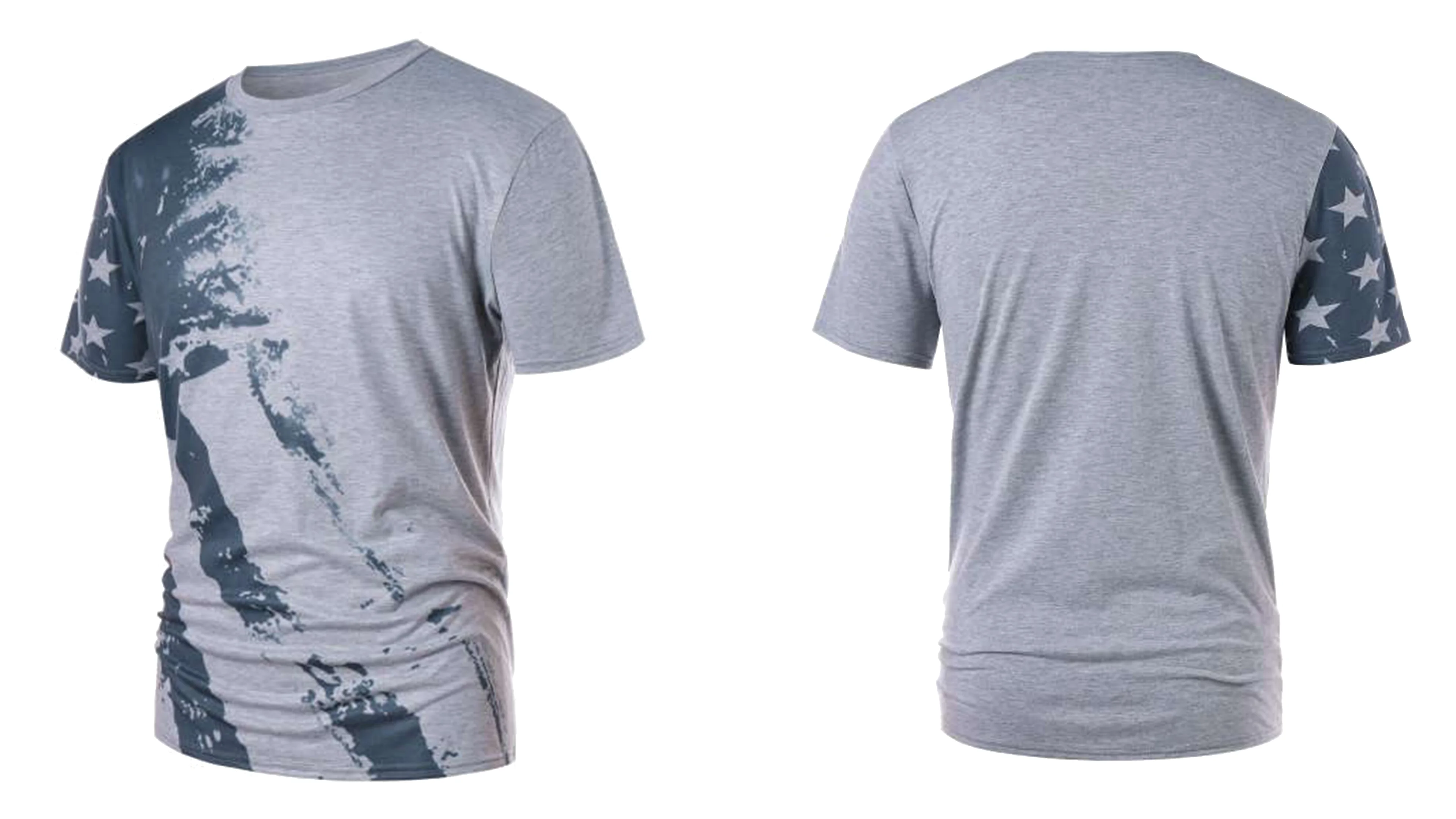 Customized silk screen printed all over printed men short sleeve o neck custom t shirt wholesales clothing Bangladesh