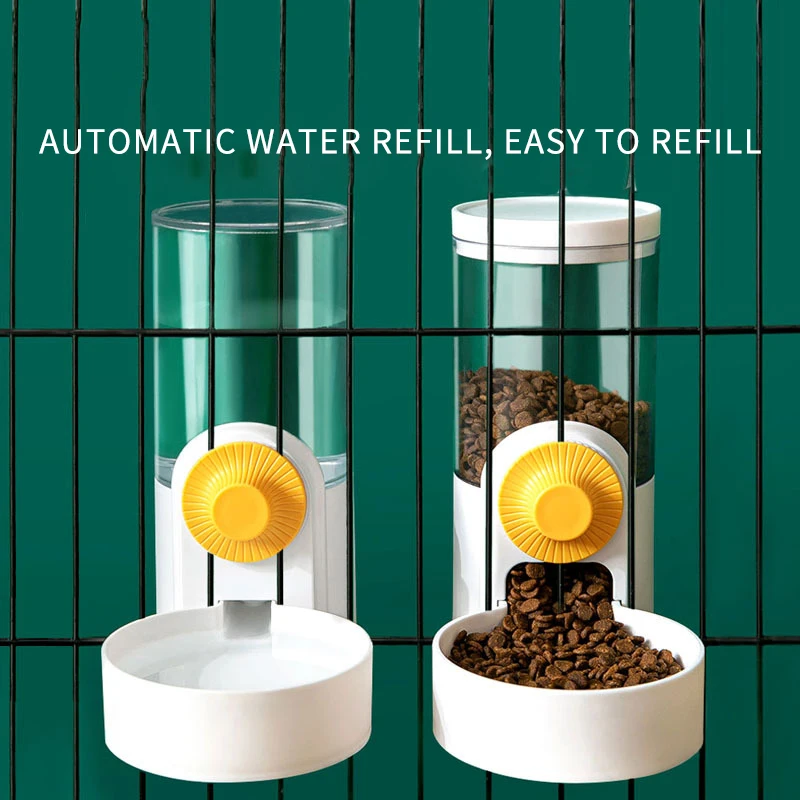 Wholesale Small Automatic Hanging Dog Feeder Plastic Bird Feeders And Drinks Water Drinkers Water Feeder For Birds Cage