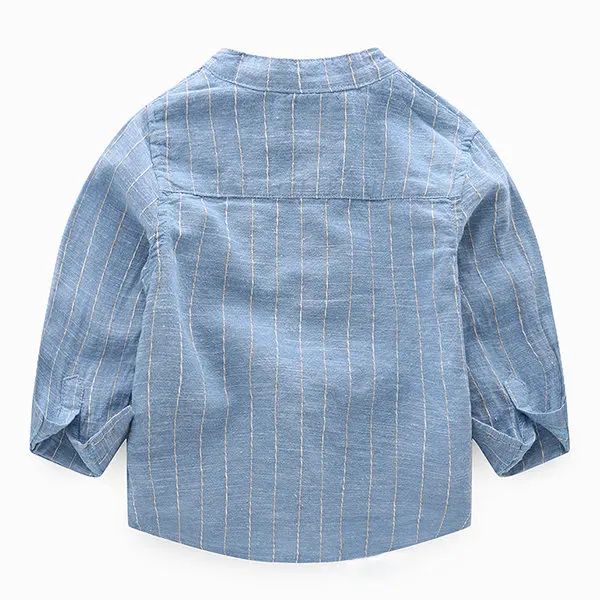 2020 new boys and girls spring autumn baby cotton striped 1-12 years long-sleeved coat kids plaid dress shirt for children