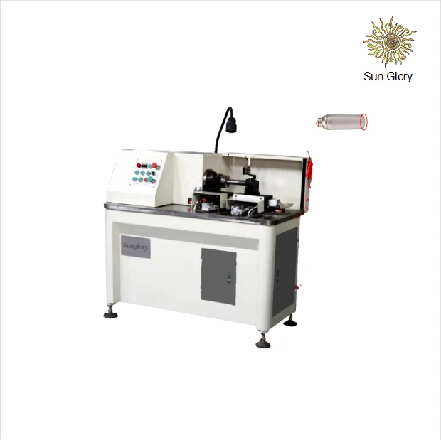 Sun Glory-máquina de corte de borde Horizontal de alta capacidad, termo de botella de agua SS