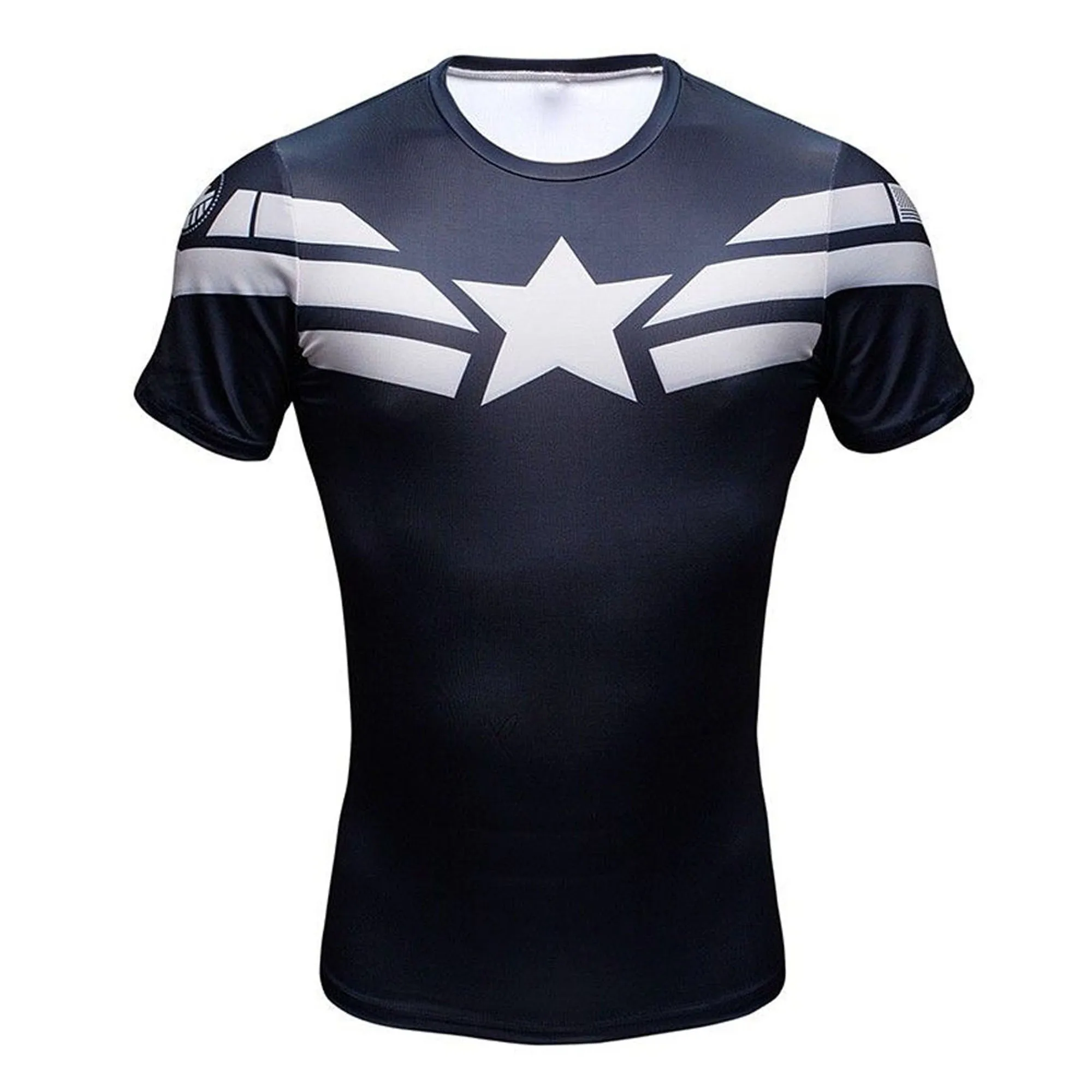 Микро-мягкие волокна узкого кроя Полный сублимации изготовленная на заказ Мужская футболка с длинным рукавом сдавливающие футболки