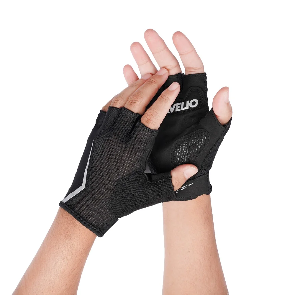 Stylish 100%  High Quality Export Oriented Safety Hand Protect Half Finger Non-Slip Dash Fighter Hand Gloves from Indonesia