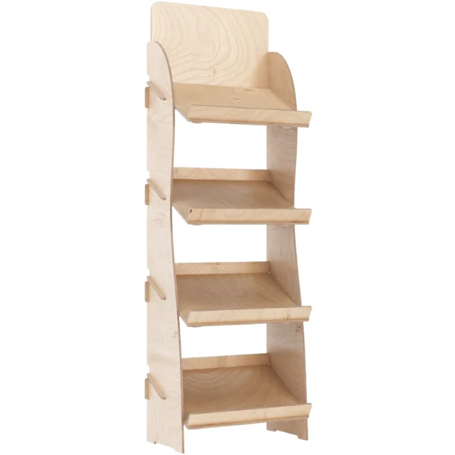 Лучший итальянский витрина блокируя метка частного назначения полки деревянный напольный выставочный стенд для фруктов