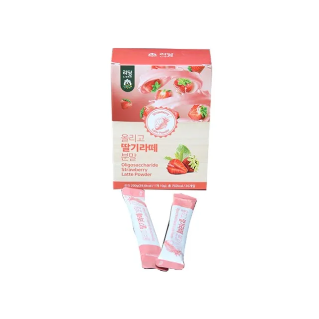 Лидер продаж банан клубника фрукты ароматы латте напиток порошок добавка Сделано в Корее