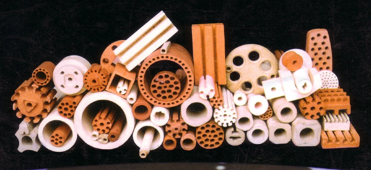 Porcelain ceramic Refractory electric and heating Insulators customized made in different sizes