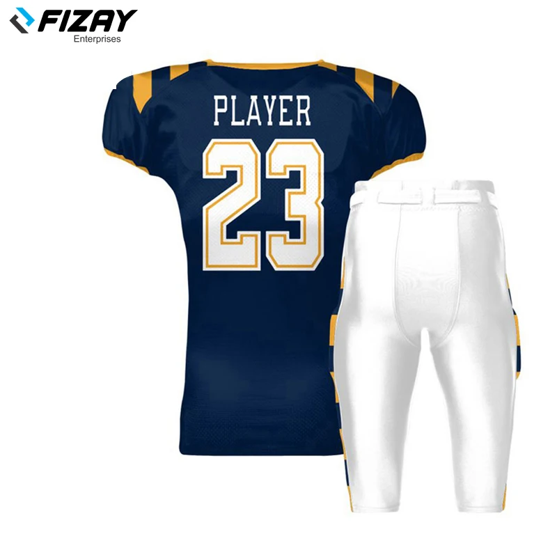 Quick Dry Breathable Superb Quality American Football Uniform Polyester Fabric Football Uniform