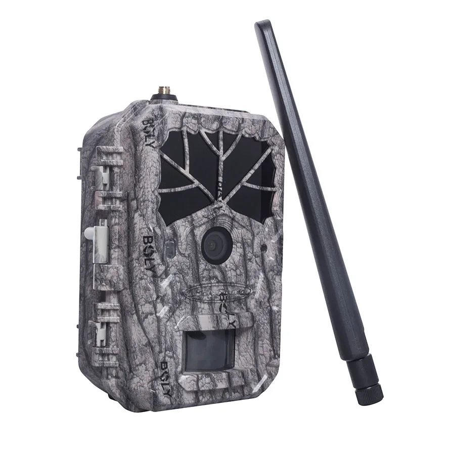 
Scouting camera Boly 4G LTE hunting cameras BG636 36MP black IR cloud service cellular trail cam FOV 110 deg AA 18650 batteries 