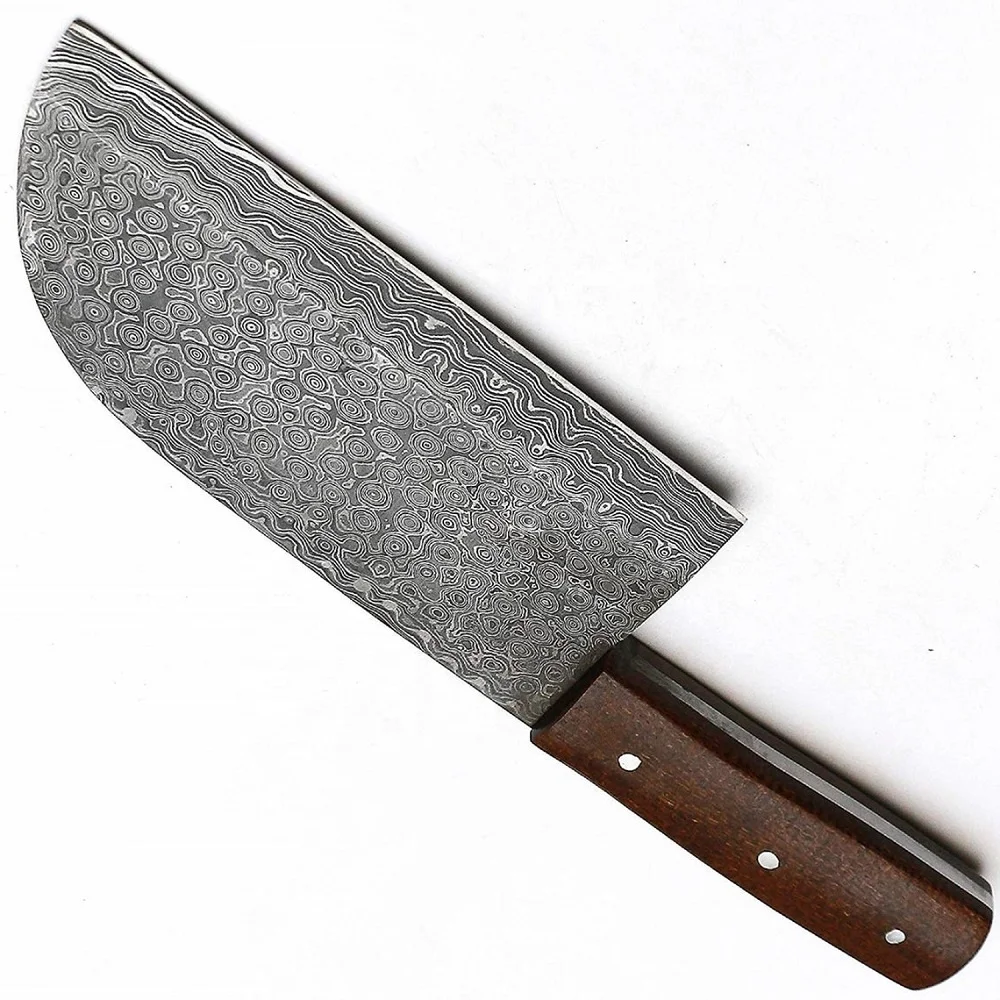 Professional Chef Knife Damascus Steel Best Razor Sharp Kitchen Cleaver Knife Hand Hammered Knife