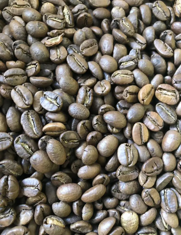 Вьетнамские жареные кофейные зерна ROBUSTA класса