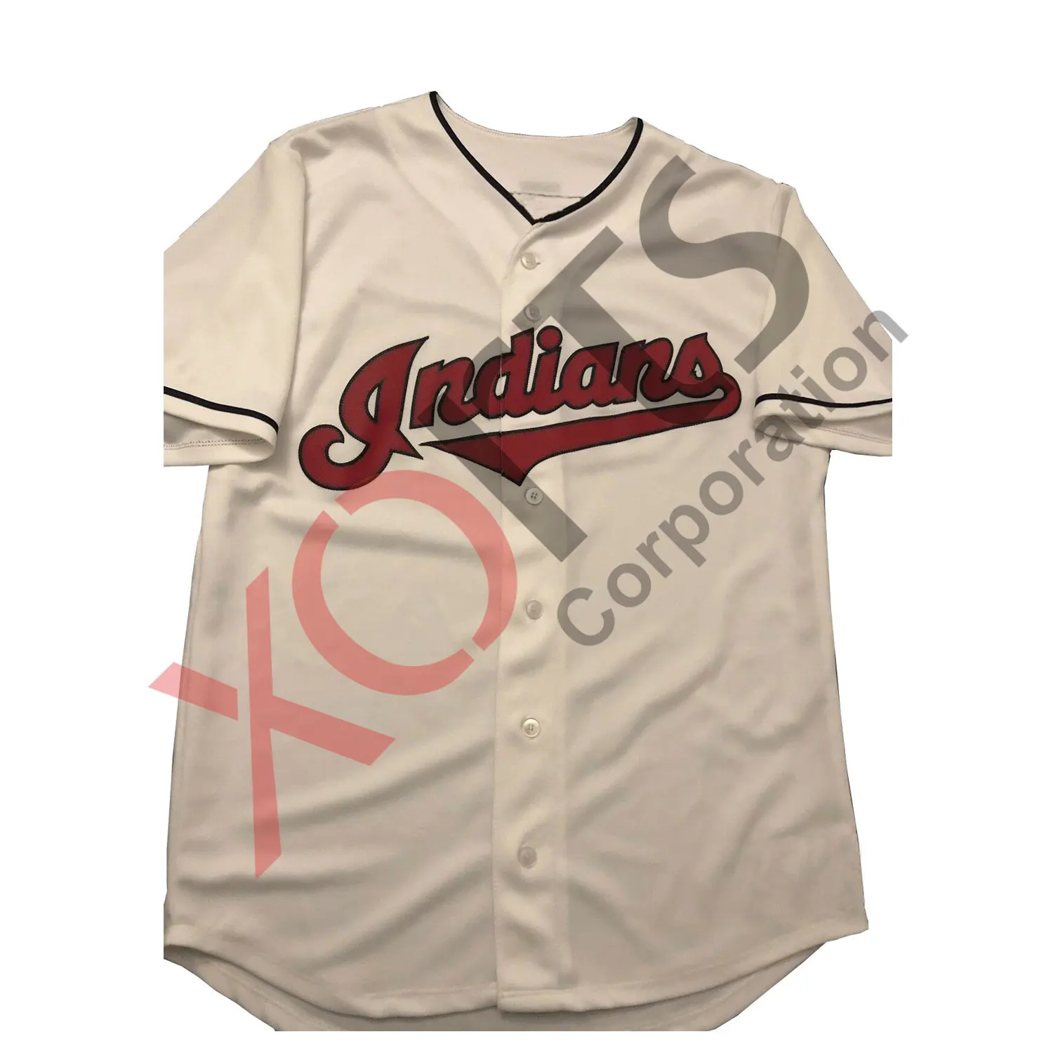 Baseball Uniform Men VIPERS Team Logo Baseball Uniform V Neck Set