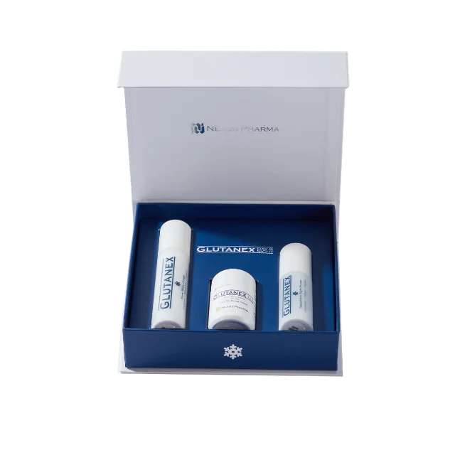 Glutanex Day & Night Kit ( Glutathione pills glutathione skin whitening cream lotion serum )