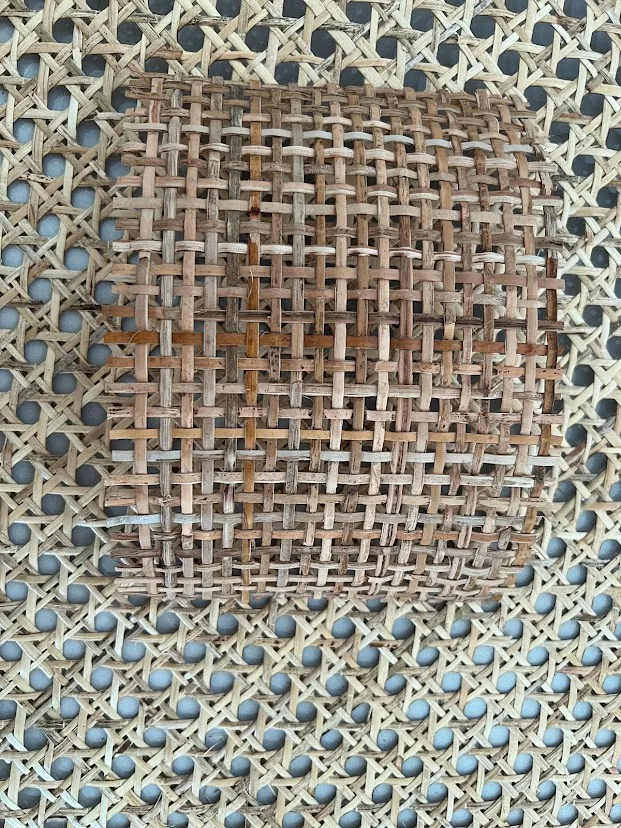 Rattan Supplier From Vietnam Bleached Cane Webbing Square Rattan Cane Webbing +84815570479