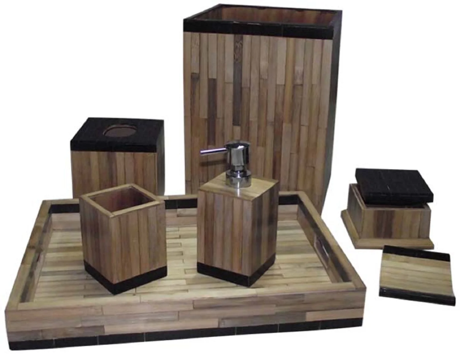 Soap Dish with, Tooth Brush Holder, Bathroom Accessories Made of Resin Bathroom Set Wholesale