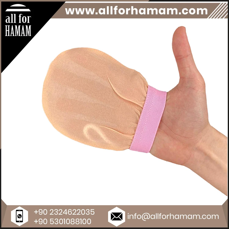 Top Sale 100% Silk Face Scrubber Turkish Bath Mitt For Face Tan Remover Deep Clean Exfoliating Tool