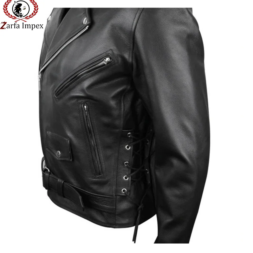 Leather Jacket Men Winter 2021 Stand Collar Casual Long Sleeves Motorbike jacket For Men
