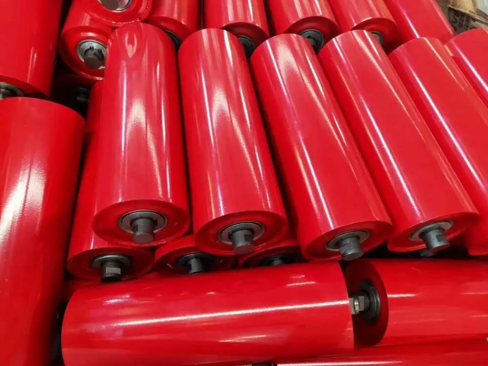 stainless steel roller conveyor racks conveyor idler roller drum pulleys /nylon conveyor rollers for quarry