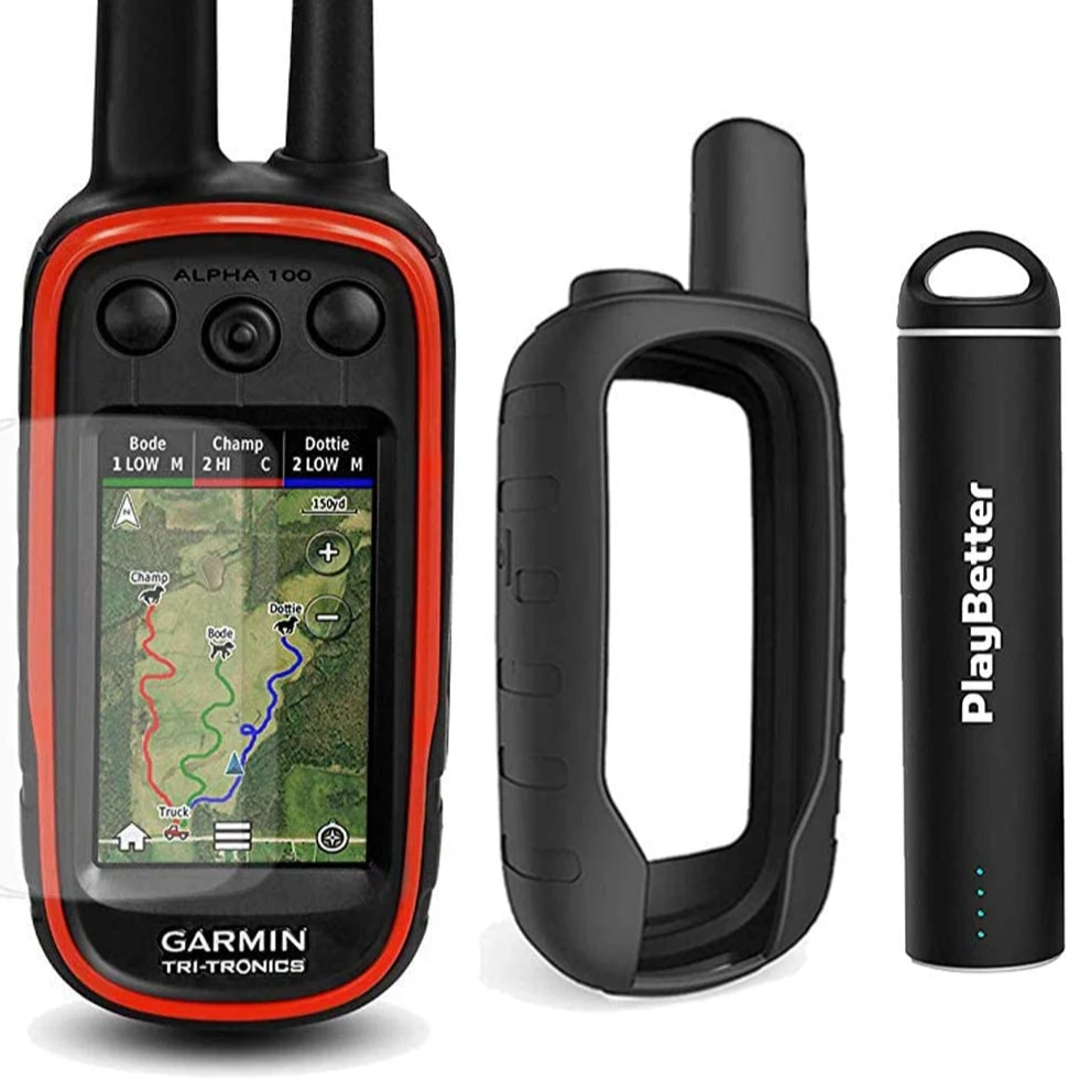 
NEW Garmin-Alpha 100 Bundle Includes Handheld and TT 15 Dog Device 
